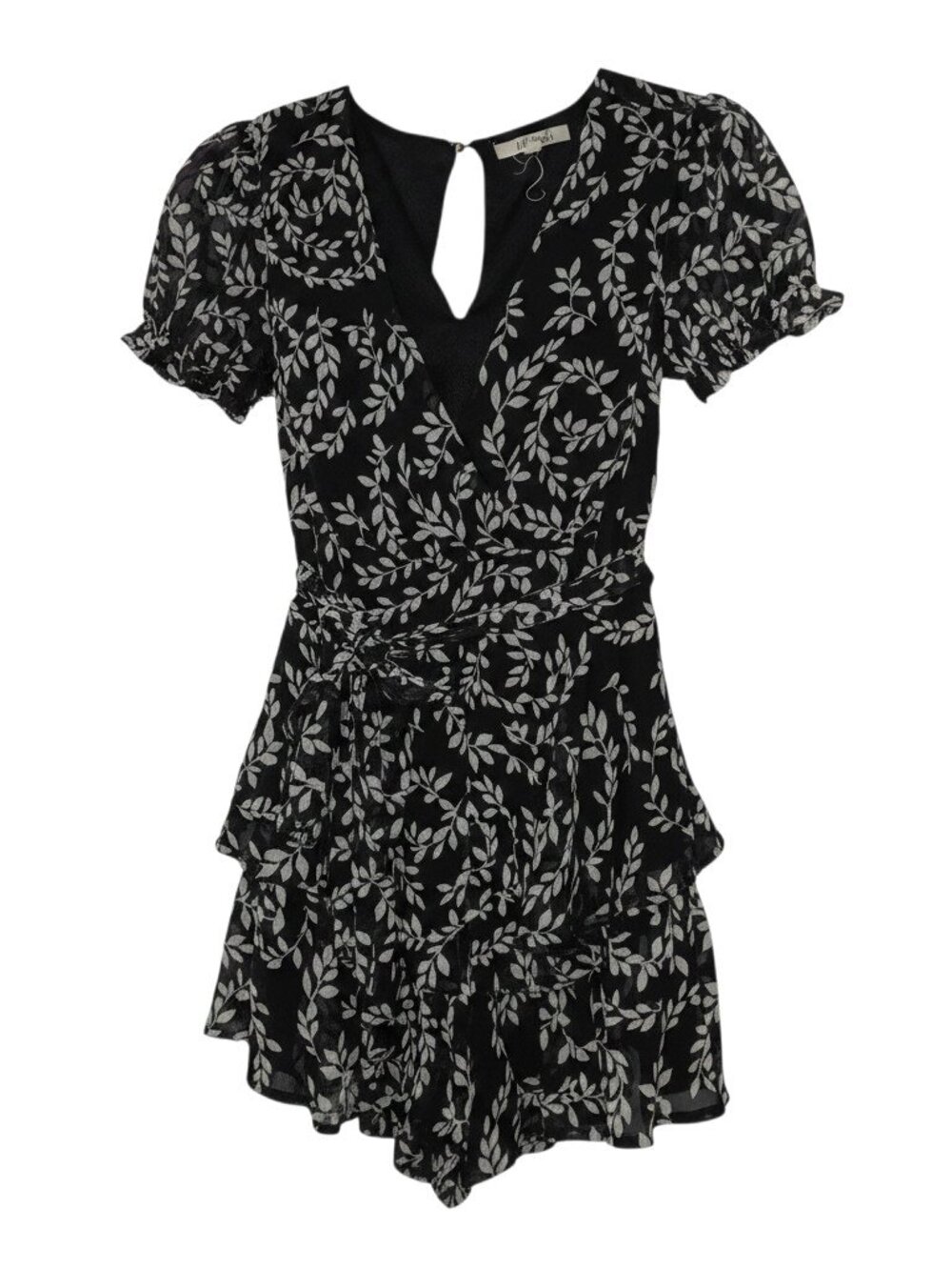 Mint of Blush Floral Romper Boho Romantic Chic Summer Style, Size Small